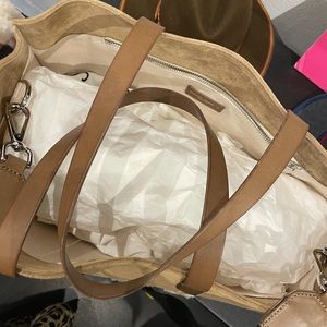 Brand new shearling golden goose tote!